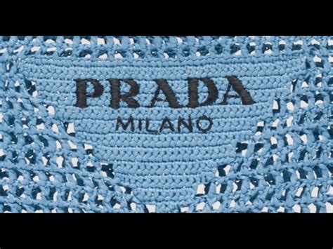 borsa prada milano uncinetto